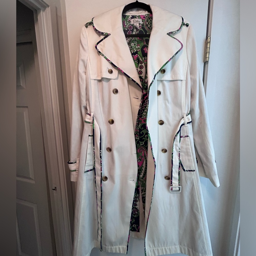 Lilly Pulitzer trench coat